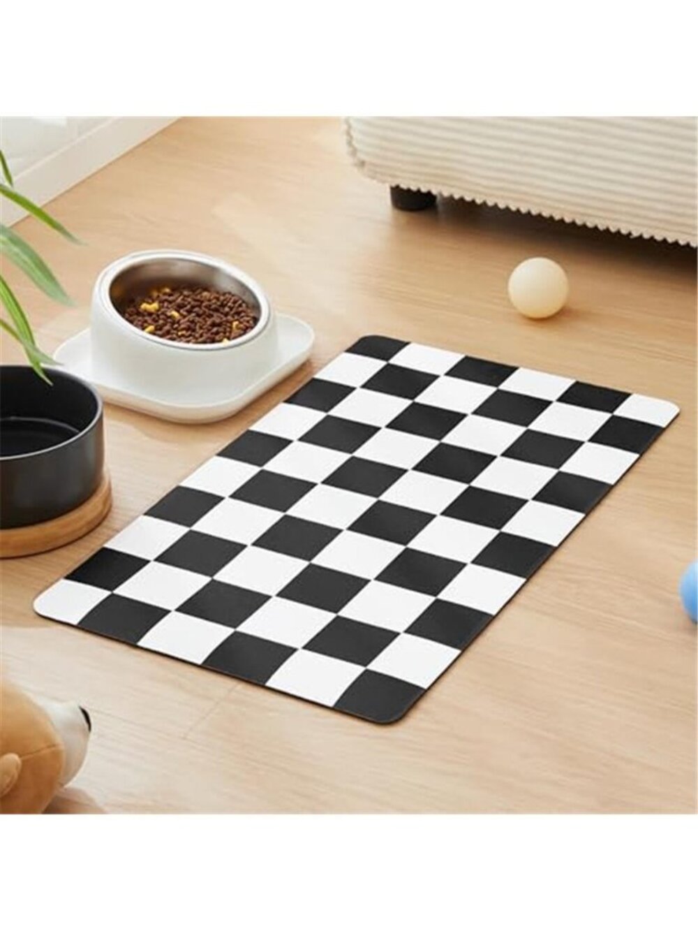 Dog Feeding Mat Absorbent Mats for Dog Food and Water Bowl 12x19